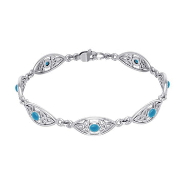 Triquetra Silver Bracelet TBG348 - Jewelry